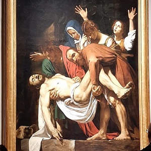 ④カラヴァッジョの『キリストの埋葬』